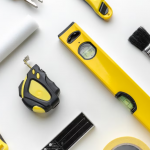 arrangement of yellow set of repair tools